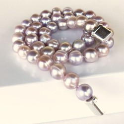 HELENA Perlenkette rosa, mit Magnetverschluss, Süsswasserperlen